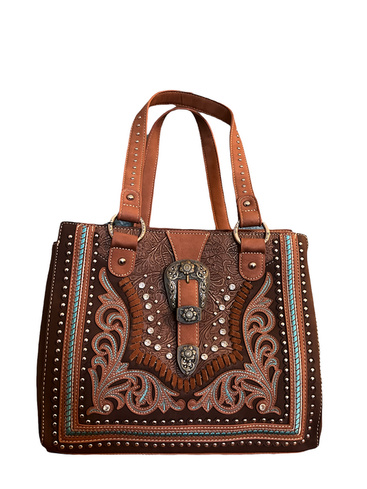 MW Buckle Collection Concealed Carry Western Tote