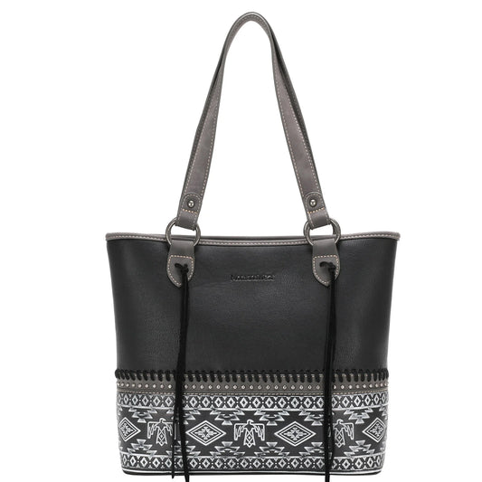 MW Aztec Tooled Collection Concealed Carry Tote