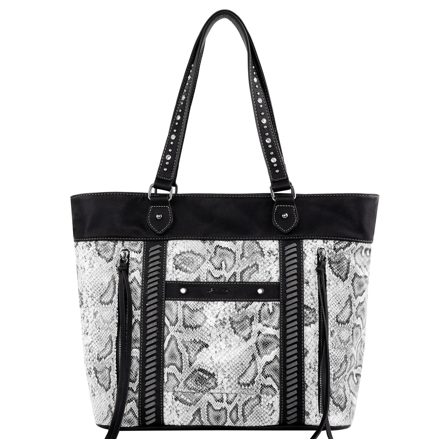 MW Snake Print Concealed Carry Wide Tote