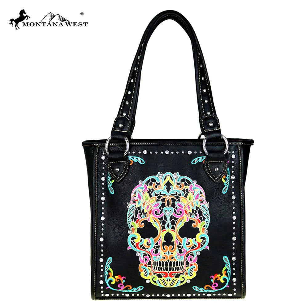 MW Sugar Skull Concealed Handgun Tote