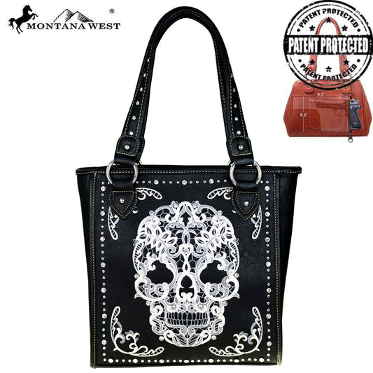 MW Sugar Skull Concealed Handgun Tote