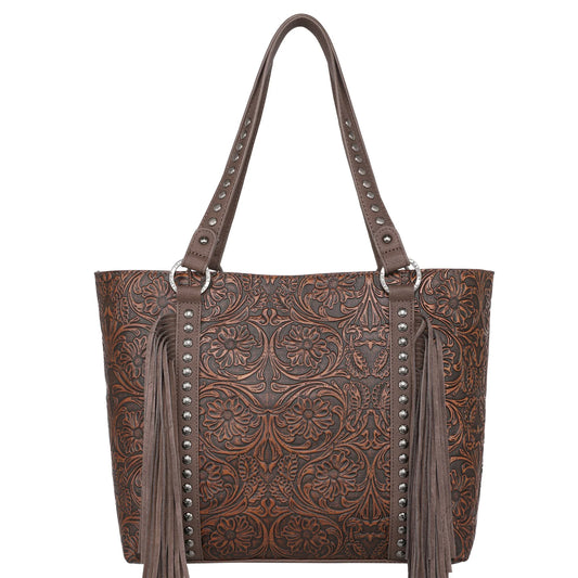 Trinity Ranch Floral Tooled Concealed Carry Tote